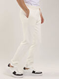 Dufy Ekru Erkek Oversize Pamuklu Casual Eşofman Altı - 103986