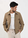 Dufy Vizon Erkek Regular Fit Düz Klasik Yaka Bomber Mont - 104399
