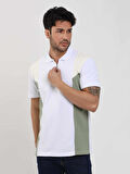 Dufy Beyaz Erkek Slim Fit Düz Polo Yaka Tshirt - 105259