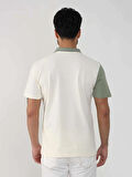 Dufy Yeşil Erkek Slim Fit Desenli Polo Yaka Tshirt - 105274