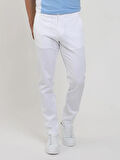 Dufy Beyaz Erkek Regular Fit Düz Pantolon - 105343