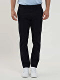 Dufy Lacivert Erkek Regular Fit Düz Pantolon - 105364