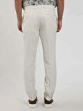 Dufy Bej Erkek Slim Fit Düz Pileli Pantolon - 104463