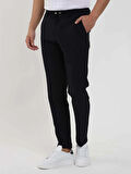 Dufy Lacivert Erkek Slim Fit Düz Pantolon - 106944
