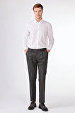 Antrasit Düz Slim Fit Casual Erkek Pantolon 