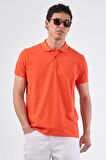 Kırmızı   Düz Erkek T-Shirt - Slim Fit