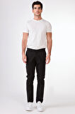 SİYAH   DÜZ ERKEK PANTOLON - REGULAR FIT