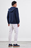 Lacivert    Erkek Sweatshırt - Regular Fit