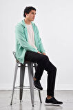 Mint Yeşili    Erkek Sweatshırt - Regular Fit