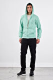 Mint Yeşili    Erkek Sweatshırt - Regular Fit