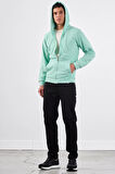 Mint Yeşili    Erkek Sweatshırt - Regular Fit
