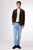 Kahve    Erkek Ceket - Slim Fit