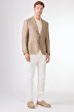 Bej    Erkek Ceket - Slim Fit