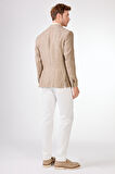 Bej    Erkek Ceket - Slim Fit
