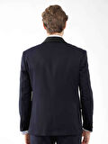 Dufy Lacivert Erkek Slim Fit Düz Sivri Yaka Smokin Takım - 92417