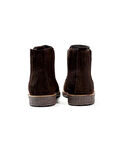 Dufy Koyu Kahverengi Erkek Süet Düz Bot - 94387