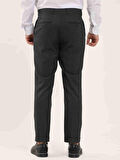 Dufy Antrasit Erkek Slim Fit Balıksırtı Desenli Klasik Pantolon - 97711