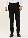 Dufy Siyah Erkek Regular Fit Düz Klasik Pantolon - 97746