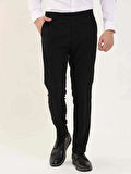 Dufy Siyah Erkek Regular Fit Düz Klasik Pantolon - 97746