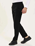 Dufy Siyah Erkek Regular Fit Düz Klasik Pantolon - 97746