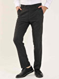 Dufy Koyu Gri Erkek Regular Fit Düz Klasik Pantolon - 97753