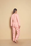 Yüksek Kalite Bambu İnterlok Kadın Pijama Takımı P5046
