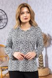 Yeni Model Yüksek Kalite Orta Yaş Anne Penye Bluz 6515