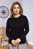 Kadın Badi Yuvarlak Yaka Sade Düz Body 6503