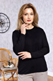 Kadın Badi Yuvarlak Yaka Sade Düz Body 6503