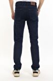 Yeni Sezon Erkek Denim Standart Fit Likralı Fermuarlı Jean Kot Pantolon 1122
