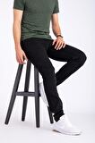 Erkek Denim Siyah Slim Fit  Likralı Dar Kot Jean Pantolon 2130