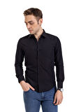 Erkek Slim Fit Dakron Yüksek Kalite Tam Kalıp Düğmeli Gömlek 2325