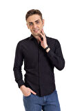 Erkek Slim Fit Dakron Yüksek Kalite Tam Kalıp Düğmeli Gömlek 2325