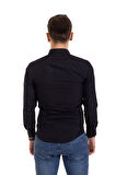 Erkek Slim Fit Dakron Yüksek Kalite Tam Kalıp Düğmeli Gömlek 2325