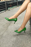 Kadın Sity Yeşil 6 cm İnce Topuklu Stiletto