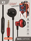 X2 Extra Bass Metal Kulaklık