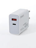 Tonex 40W TYP-C Çift Çıkışlı Şarj Aleti