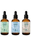 Argan Yağı, Hodan Yağı, Jojoba Yağı (3'lü Set) 30ml X 3 Adet