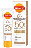 Carroten CC SPF 50 Renkli Yüz Güneş Kremi – Yüksek Koruma ve Cilt Tonu Eşitleyici, 50 ml