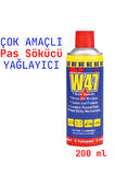 W47 Pas Sökücü ve Yağlayıcı Sprey – 200 ml | Çok Amaçlı Koruyucu, Temizleyici ve Gıcırtı Önleyici Yağ Spreyi