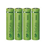 Gp Recyko 950 mAh AAA 4'lü Şarjlı İnce Kalem  Pil GP100AAAHCE-2EB4 (GPRHC103E001)