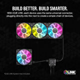 CORSAIR QX120 CO-9051024-WW 14CM RGB KASA FANI+HUB KIT BEYAZ 2-li paket