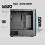 AEROCOOL D501A AE-D501A-BK GAMING MID-TOWER PC KASASI
