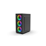 INCA 650W 80+ BRONZE EMG-15XN Gaming Mid-Tower PC Kasası ARGB Kontrolcü