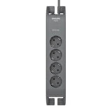 PHILIPS 4-lü SPN3140A/62 900 Joules Akım Koruma Prizi GRİ