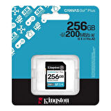 KINGSTON 256GB CANVAS GO+ SDG4/256GB SDHC HAFIZA KARTI