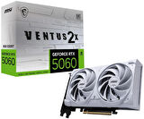 MSI GEFORCE RTX 5060 8G VENTUS 2X OC WHITE GDDR7 128B DX12 PCIE 5.0 X16 (3XDP 1XHDMI)