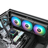 THERMALTAKE 360MM LA360-S LCD CL-W462-PL12SW-A AM5-1851P ARGB LED GÖSTERGELİ SIVI SOĞUTMALI İŞLEMCİ FANI