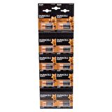 DURACELL LR03/MN2400 1.5 VOLT ALKALİN AAA İNCE KALEM PİL (20Lİ KARTELA PAKET FİYATI)(2Lİ YIRTMALI)