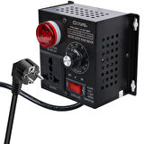 PowerMaster PM-21013 10-100V AC 4000 Watt 15A Hız Işık Kontrolü Motor Sürücü Voltaj Regülatör